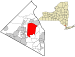 Rockland County New York incorporated and unincorporated areas New City highlighted